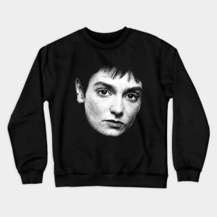 Sinead O'Connor 80s White Crewneck Sweatshirt